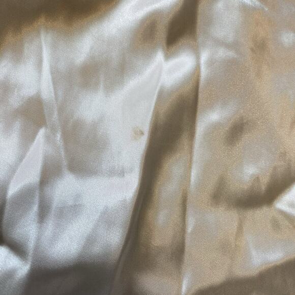 VTG IntimoAmore Women XS SlipDress Babydoll Nightie Lingerie SatinIvory Romantic - Picture 8 of 8